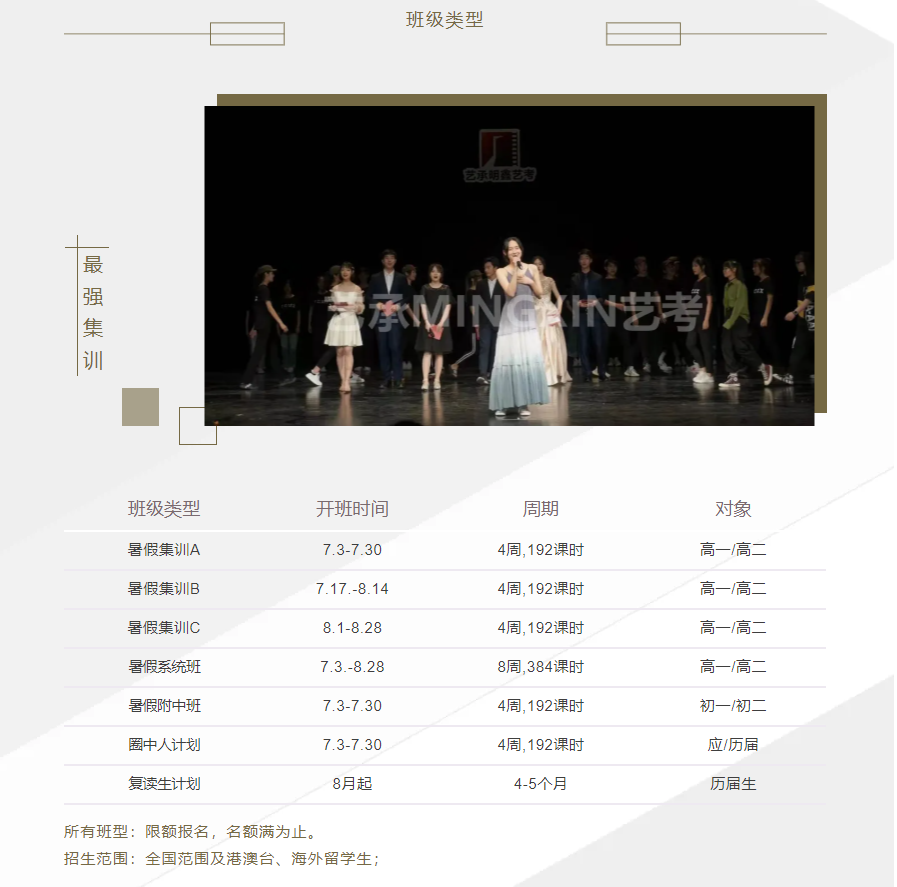 艺承明鑫艺考